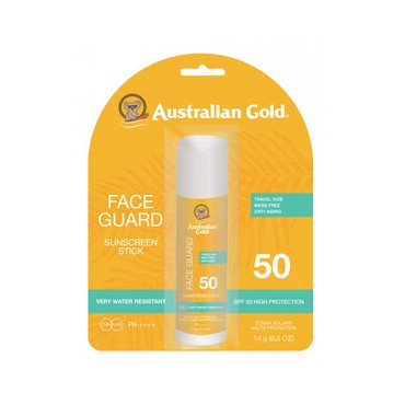 Australian Gold - Protección solar facial en stick SPF50