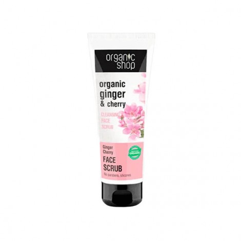Organic Shop - Peeling Facial Limpiador - Jengibre y Cerezas - 75ml