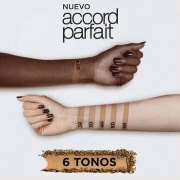 L'oréal París - Base de Maquillaje Hidratante en Polvo - Accord Parfait