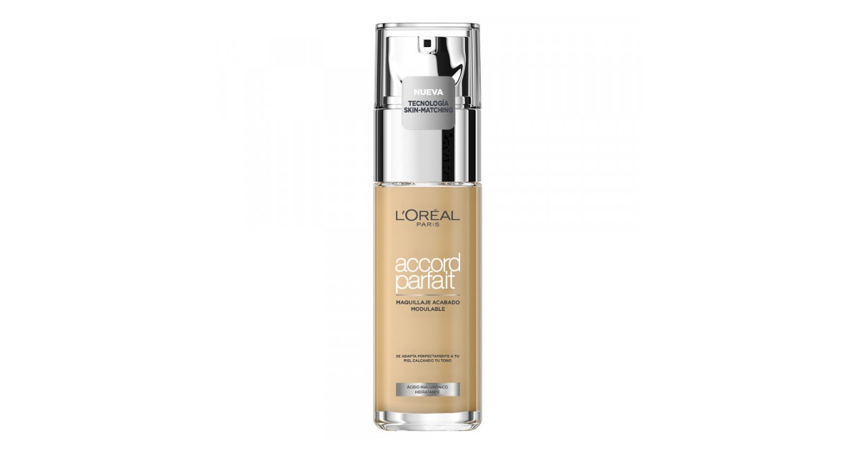 L'Oréal París - Base de Maquillaje - Accord Parfait - 3D: Golden Beige - 30ml
