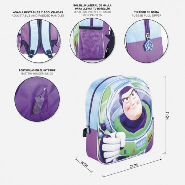 Disney - Mochila Infantil 3D - Buzz Lightyear