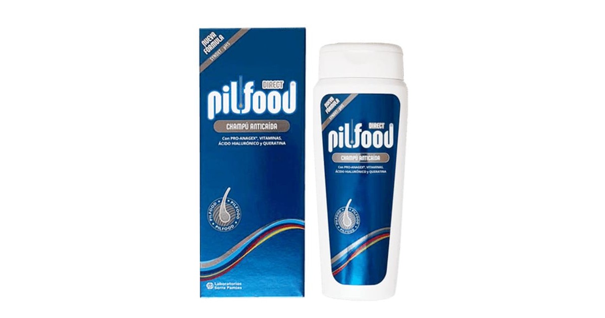 Pilfood - Champú Anticaída - Vitaminas y AH - 200ml