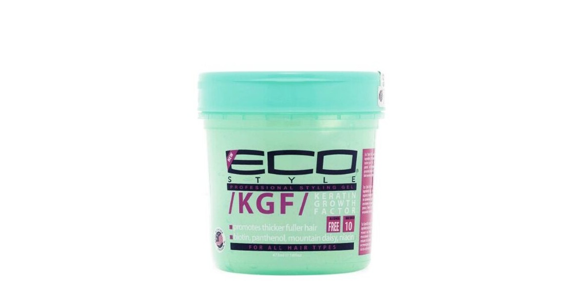 Eco Style - Gel de Fijación - Keratin Growth Factor - 473ml