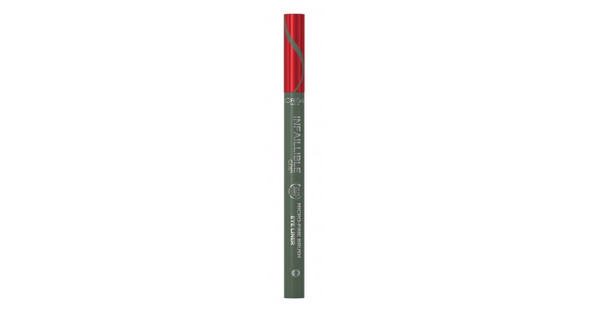 L'Oréal París - Delineador Infalible Grip Micro-Fine Brush - 05: Sage Green