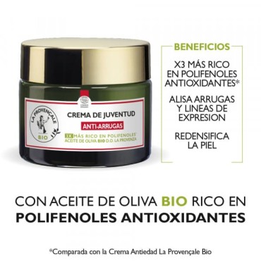 La Provençale - Crema Antiarrugas - Aceite de Oliva BIO - 50ml