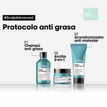 L'Oréal Professionnel - Champú Anti-Grasa - Scalp Advanced - 300ml