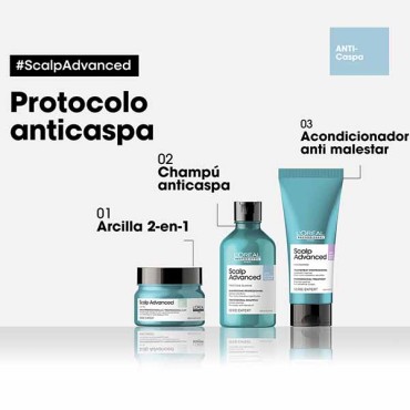 L'Oréal Professionnel - Champú Anti-Caspa - Scalp Advanced - 300ml