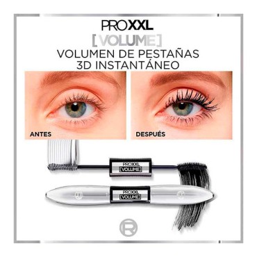 L'Oréal París - Máscara de Pestañas - ProXXL Volumen - 2 Pasos