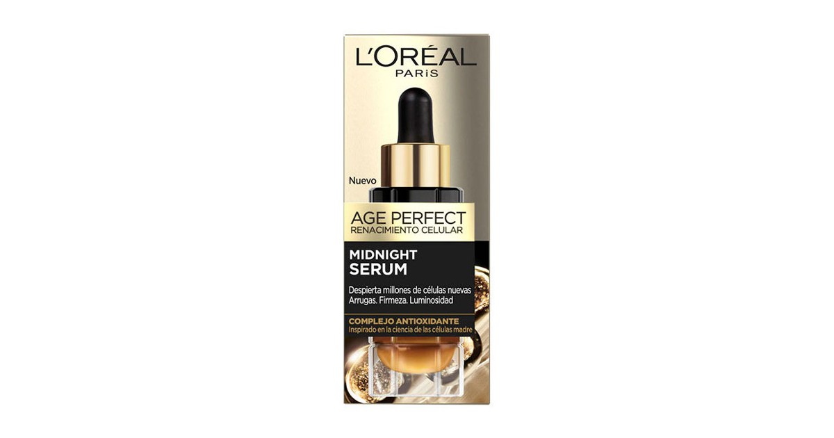 L'Oréal París - Serum Midnight - Age Perfect - Renacimiento Celular - 30ml