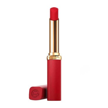 L'Oréal París - Barra de Labios Mate - Color Rich Intense Volume - 300: Rouge Confident