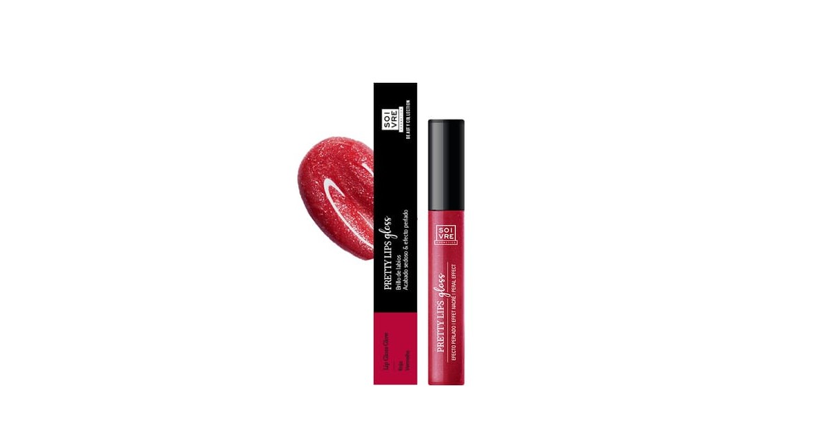 Soi Vre - Brillo de Labios - Pretty Lips Gloss - Red - 5ml