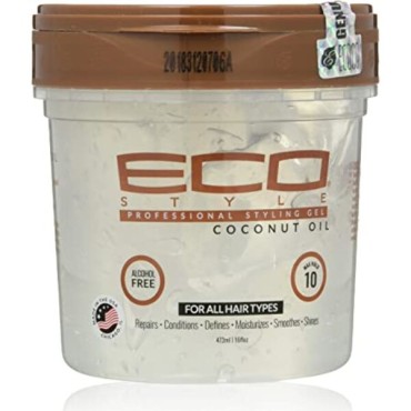 Eco Style - Gel de Peinado y Definición - Aceite de Coco - 473ml