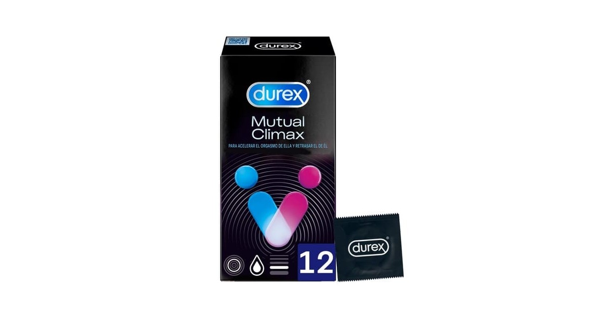 Durex - Preservativos - Mutual Climax - 12 uds
