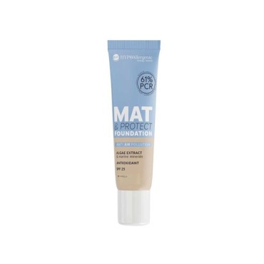 Base de maquillaje hipoalergénica Mat&Protect SPF25 - 01: Vanilla