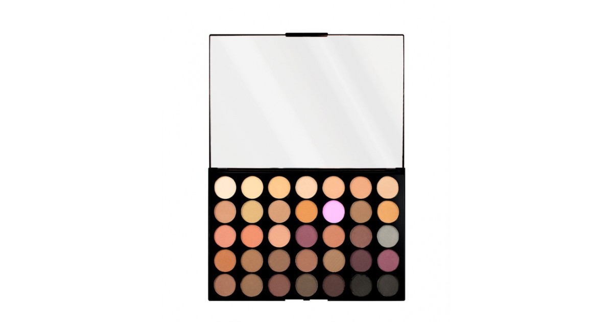 Makeup Revolution - Paleta de sombras de ojos Pro HD Amplified 35 - Neutrals Cool