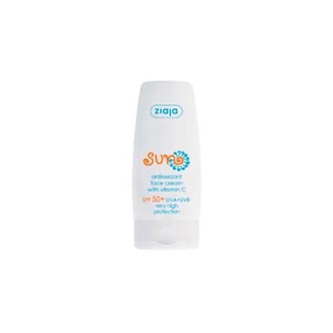 Ziaja - Crema facial solar antioxidante SPF 50 con vitamina  C