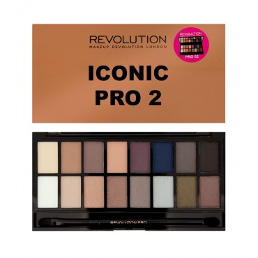 Makeup Revolution - Paleta de sombras de ojos - ICONIC PRO 2 