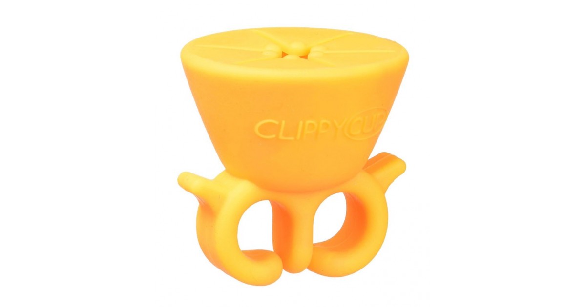 Clippy Cup - Copa Porta Esmalte - Naranja