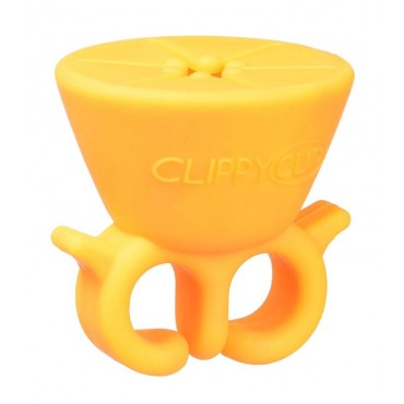 Clippy Cup - Copa Porta Esmalte - Naranja